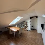Bright Attic With Charm